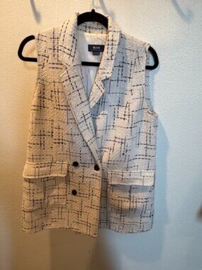 Tweed Sleeveless Blazer from Maeve by Anthropologie